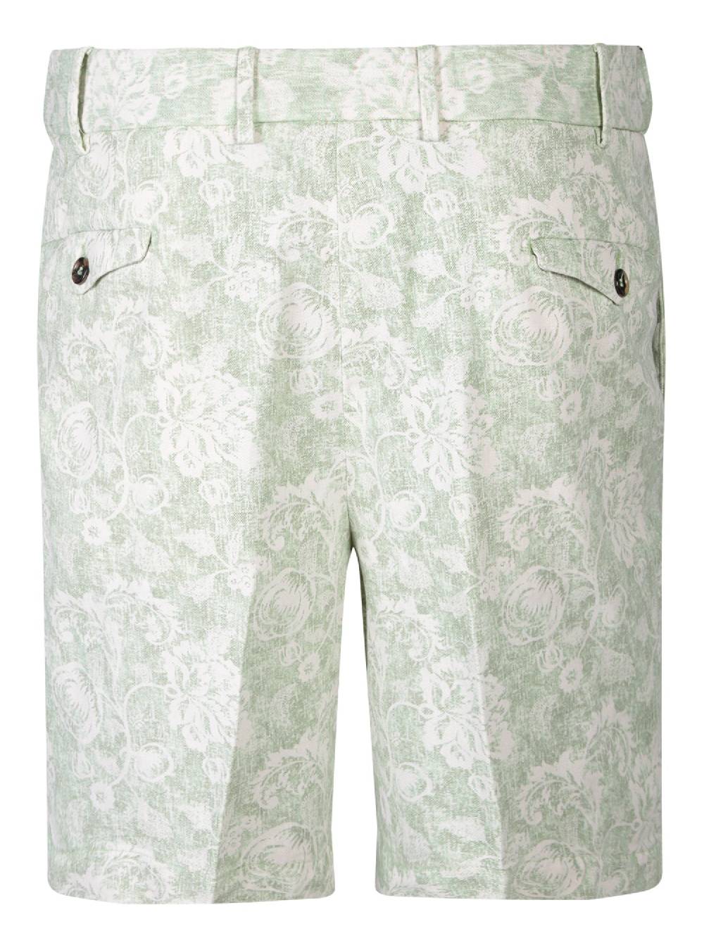 DELL'OGLIO  Bermuda Bianchi Uomo in Misto Lino-Cotone DELL'OGLIO Saldi Di Fabbrica