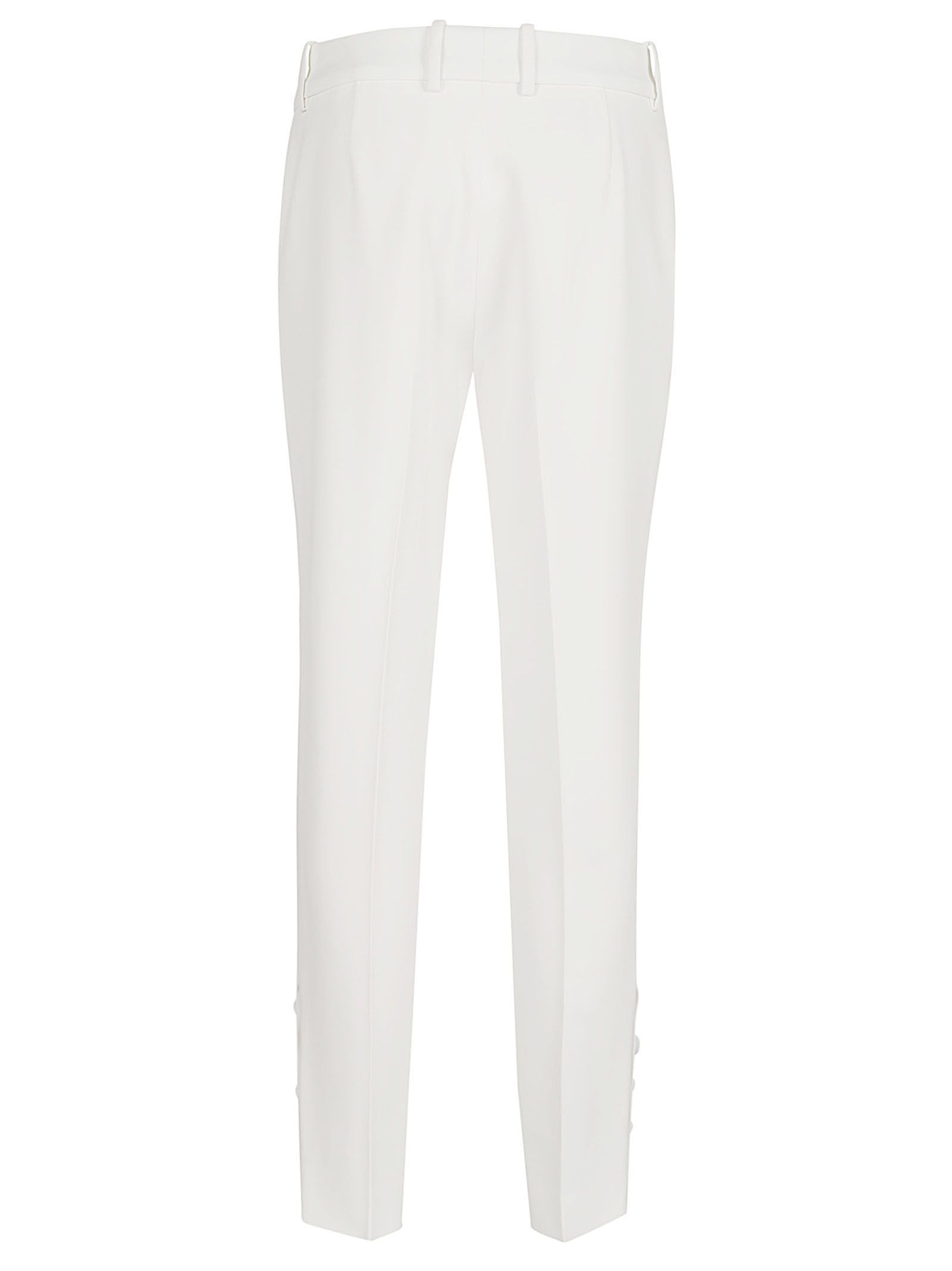 ERMANNO SCERVINO  Pantaloni Bianchi Cady Ermanno Scervino - Vestibilità Regolare Donna Negozio