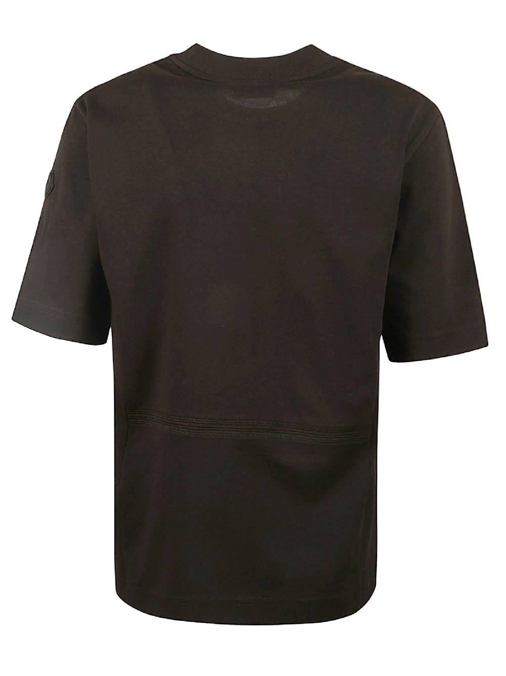 MONCLER  T-Shirt Logo Cotone Nero Moncler Donna Sconto di tempo limitato