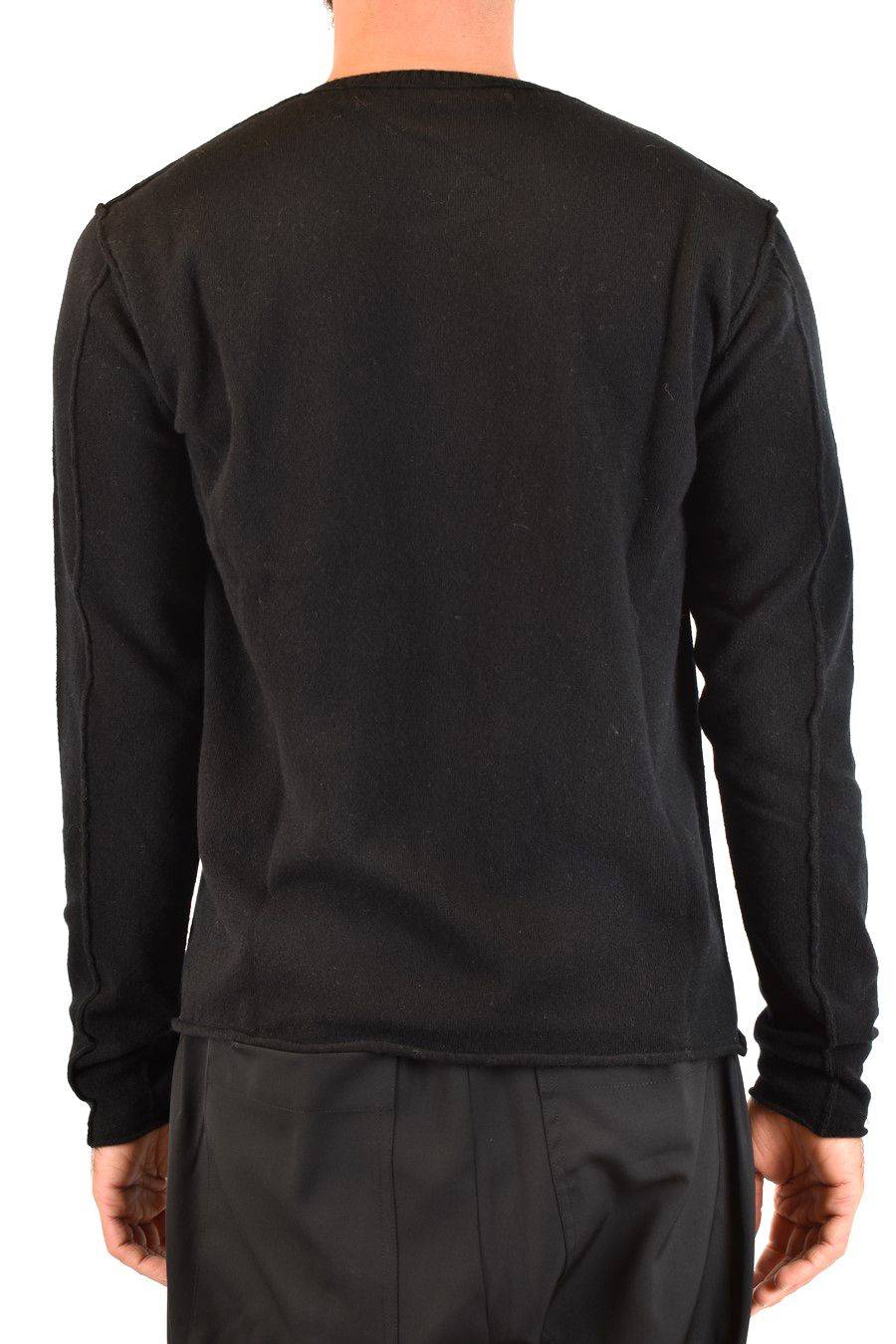 ISABEL BENENATO  Maglione da Uomo in Lana Nera ISABEL BENENATO Flash Sale