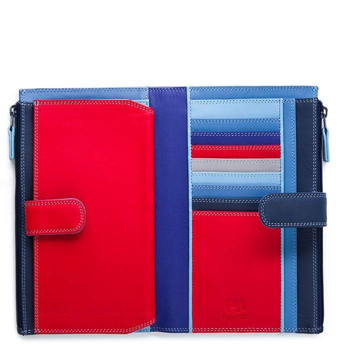 MYWALIT  Portafoglio in Pelle Blu Cina Mywalit da Donna Shopping online