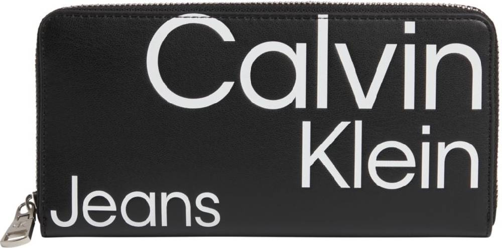 CALVIN KLEIN  Portafoglio Donna Calvin Klein Nero in Cotone Vendita calda