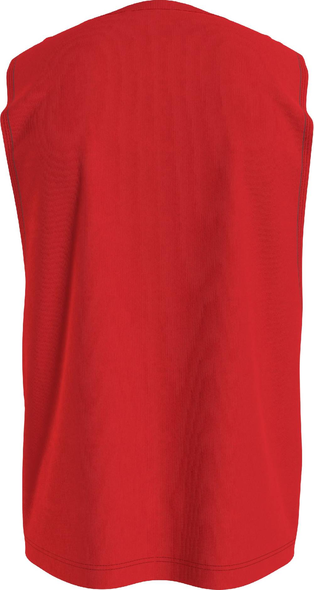 CALVIN KLEIN  T-Shirt Rossa Calvin Klein in Cotone per Uomo Offerte stagionali