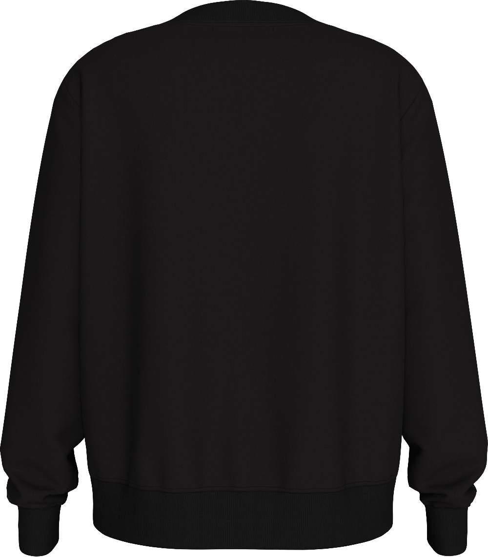 CALVIN KLEIN  Felpa da Donna Nera in Cotone Misto Calvin Klein Offerte giornaliere