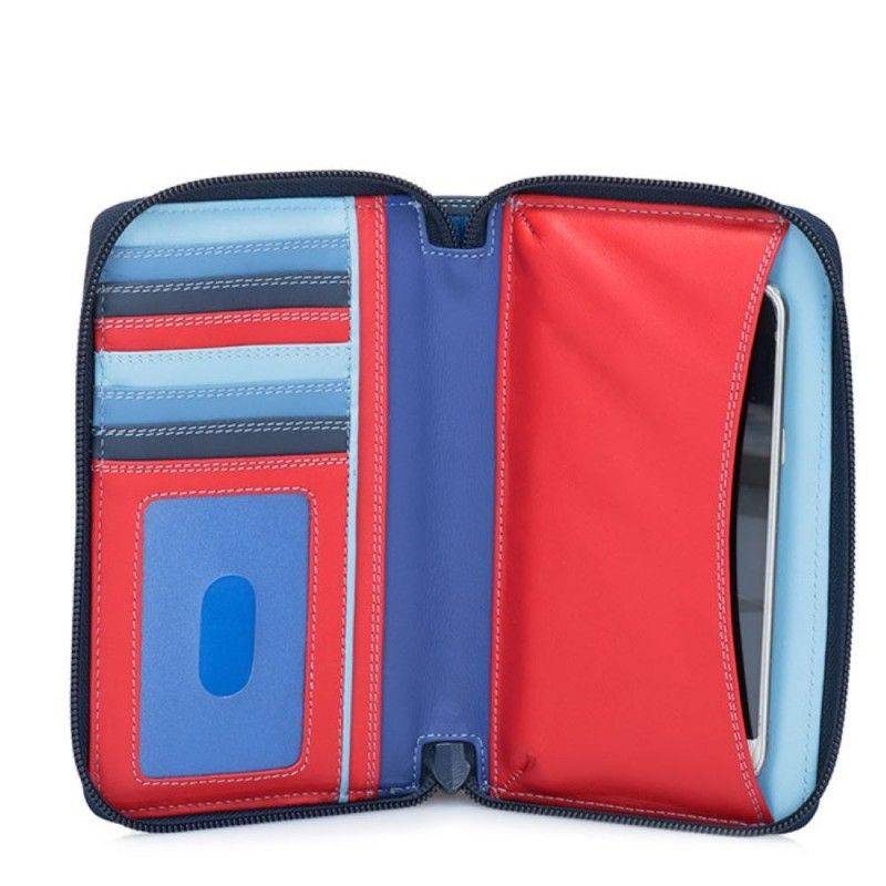 MYWALIT  Portafoglio Donna in Pelle Nappa Blu Mywalit Limitato a 3 giorni