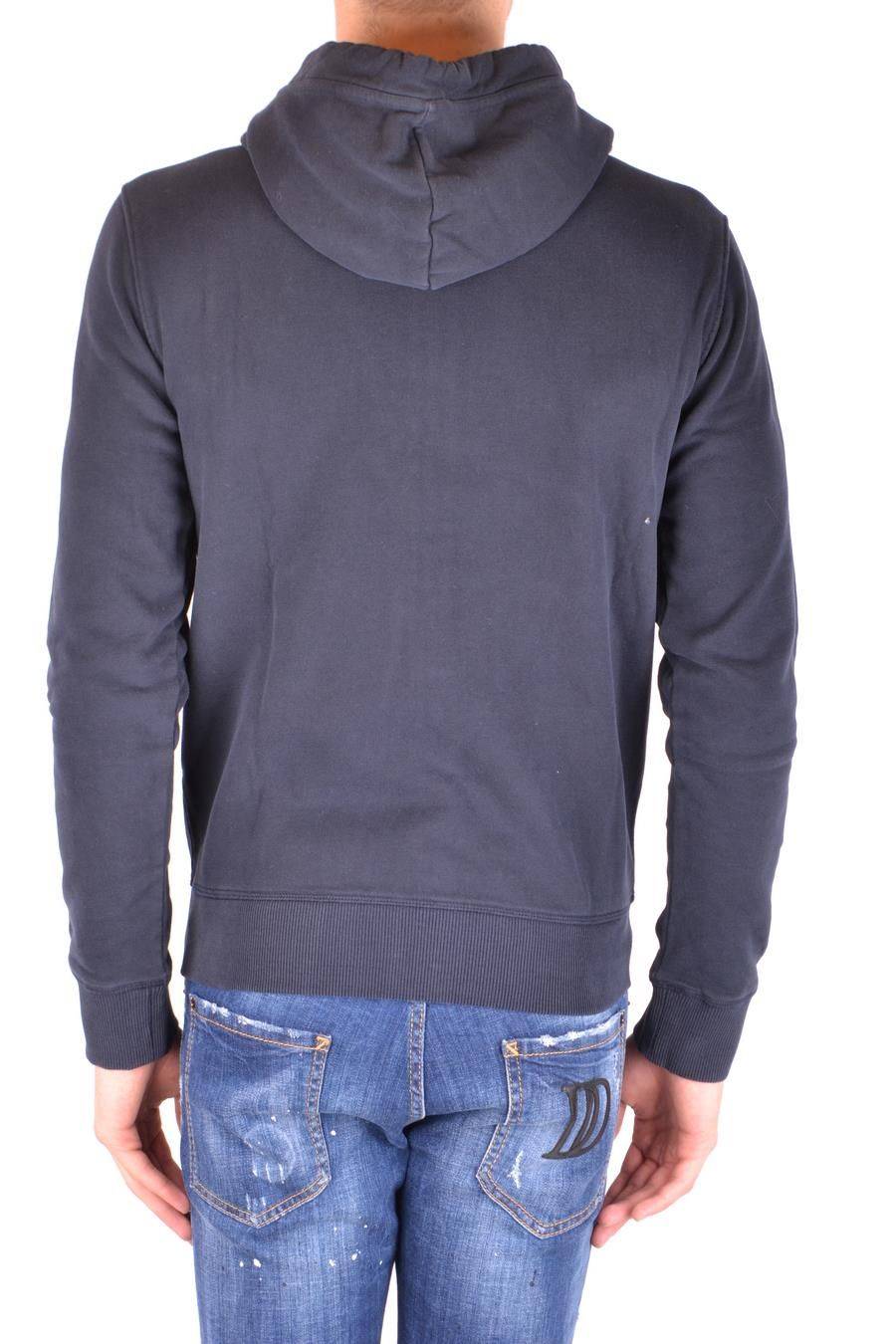 WOOLRICH  Felpa Blu in Cotone Woolrich da Uomo Italy