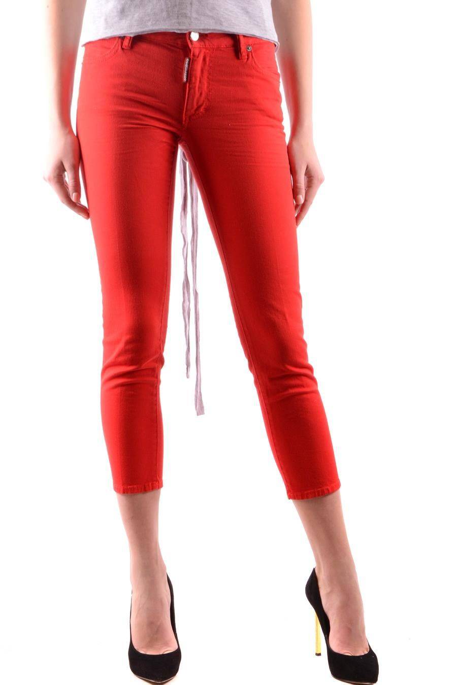 DSQUARED2  Jeans Rossi Skinny DSQUARED2 da Donna - Elasticizzati Comodi Promozione Limitata