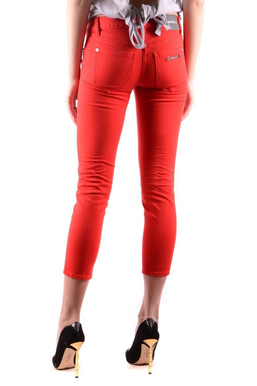 DSQUARED2  Jeans Rossi Skinny DSQUARED2 da Donna - Elasticizzati Comodi Promozione Limitata