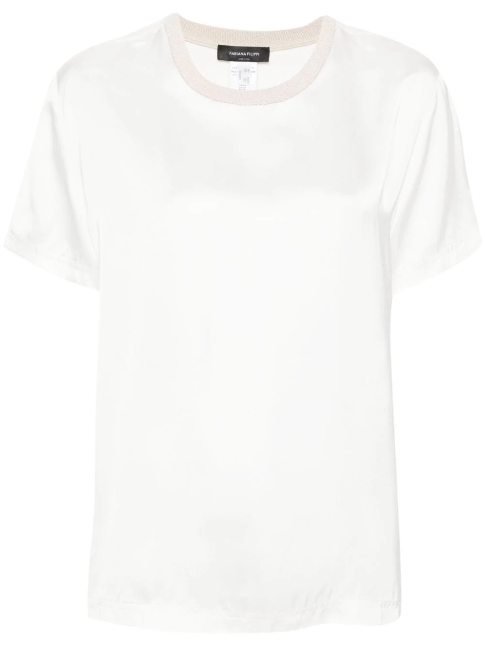 FABIANA FILIPPI  Top Bianco FABIANA FILIPPI - Top Premium da Donna 100% VI Prezzo Ridotto