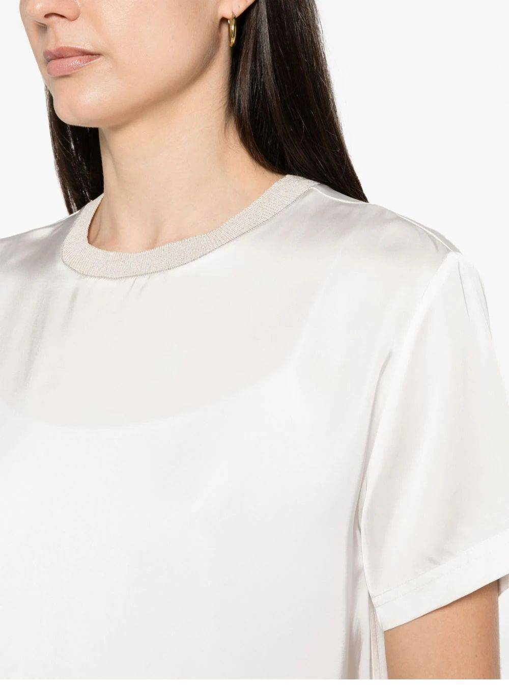 FABIANA FILIPPI  Top Bianco FABIANA FILIPPI - Top Premium da Donna 100% VI Prezzo Ridotto