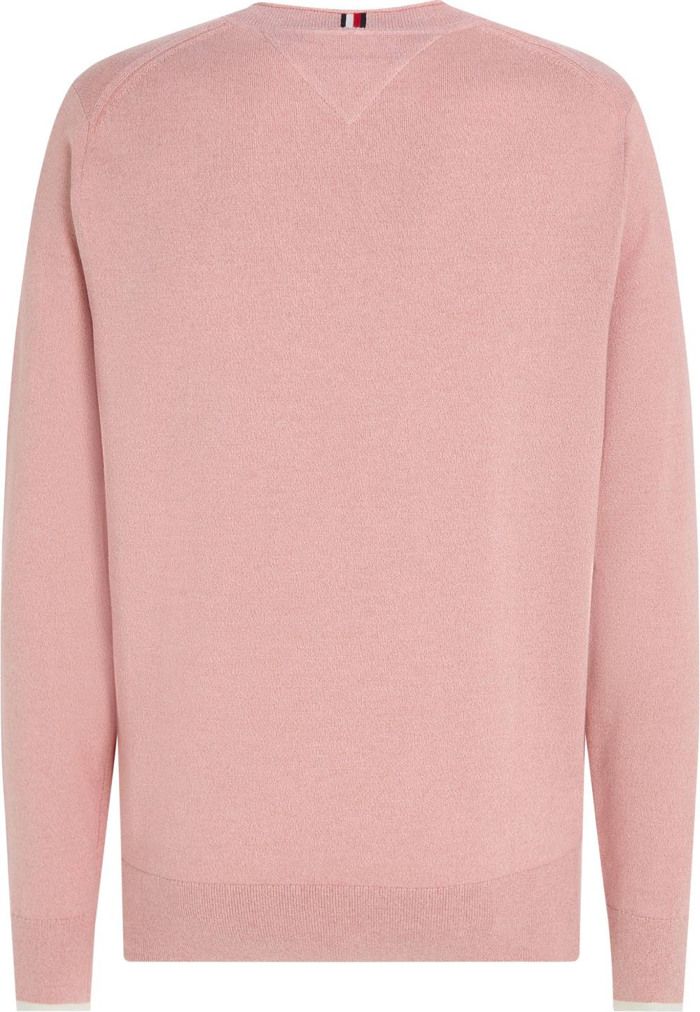 TOMMY HILFIGER  Felpa Rosa in Cotone di Tommy Hilfiger per Uomo Sottocosto