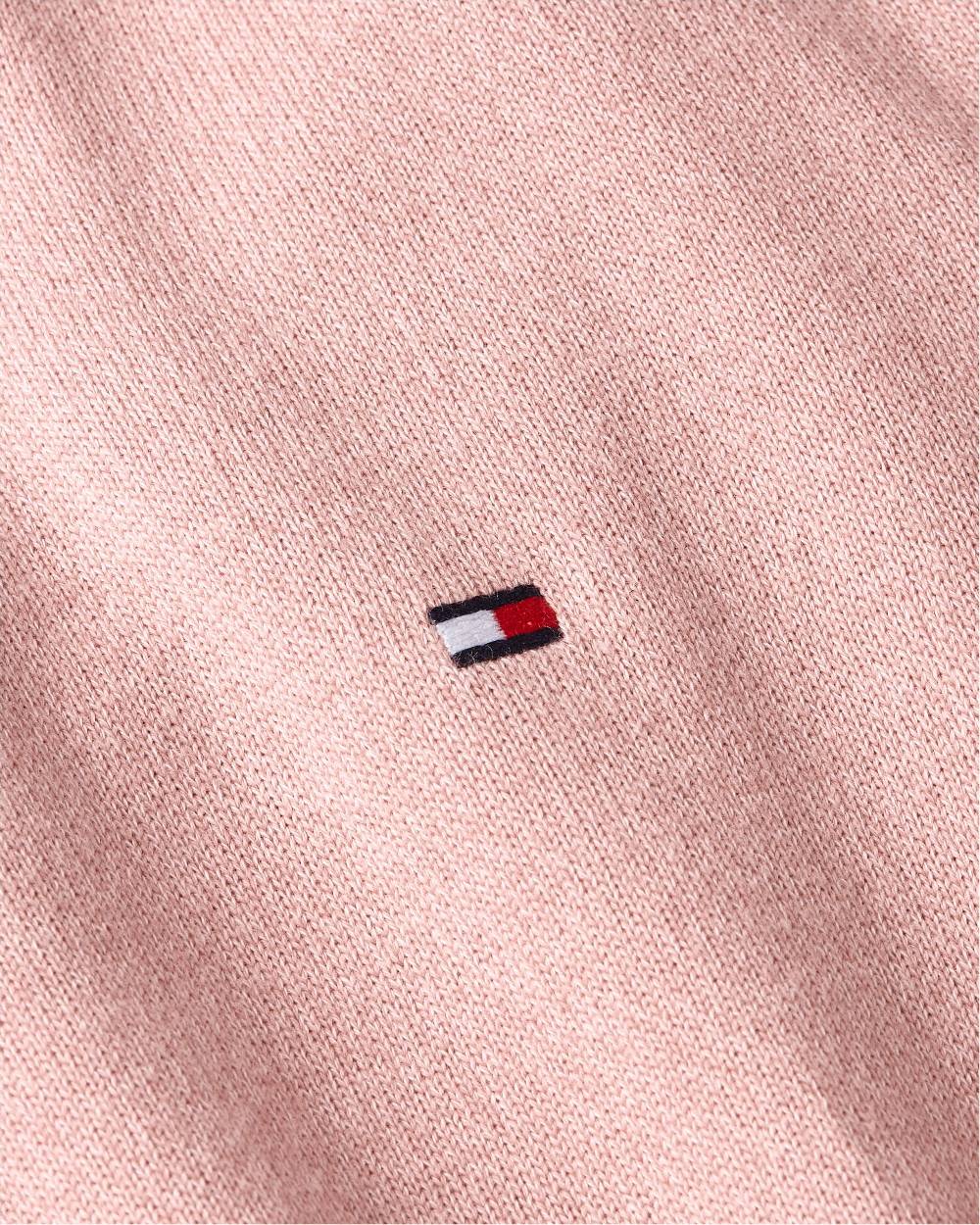 TOMMY HILFIGER  Felpa Rosa in Cotone di Tommy Hilfiger per Uomo Sottocosto