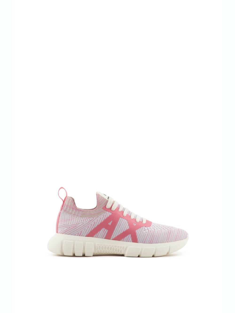 ARMANI EXCHANGE  Sneakers Armani Exchange Fucsia - Pelle e Tessuto Comodi Convenienza