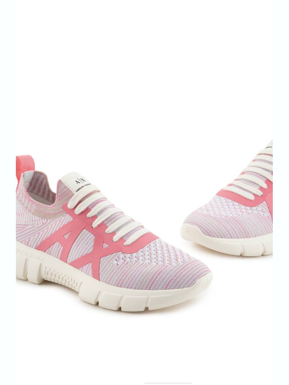 ARMANI EXCHANGE  Sneakers Armani Exchange Fucsia - Pelle e Tessuto Comodi Convenienza