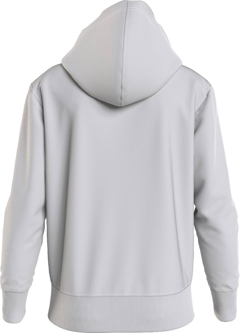 CALVIN KLEIN  Felpa con Cappuccio Grigia Calvin Klein in Cotone Uomo Presa