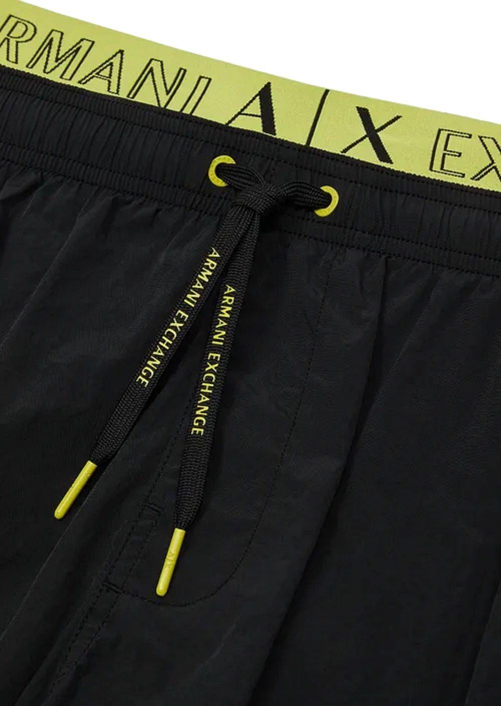 ARMANI EXCHANGE  Costume da Bagno Nero Uomo Armani Exchange - 100% Poliammide Sconto