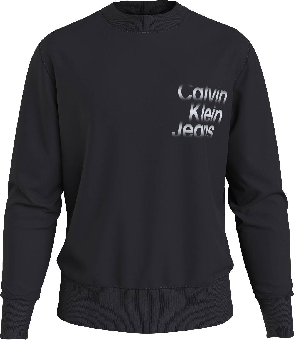 CALVIN KLEIN  Felpa con Cappuccio Nera da Uomo Calvin Klein Cotone SS24 Offerta