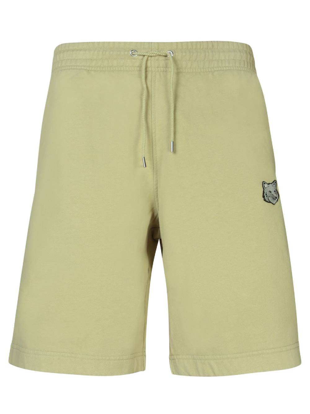 MAISON KITSUNÉ  Shorts in Cotone Beige da Uomo MAISON KITSUNÉ Offerte