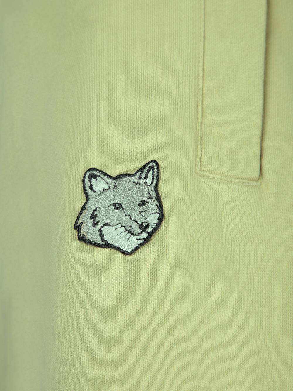 MAISON KITSUNÉ  Shorts in Cotone Beige da Uomo MAISON KITSUNÉ Offerte