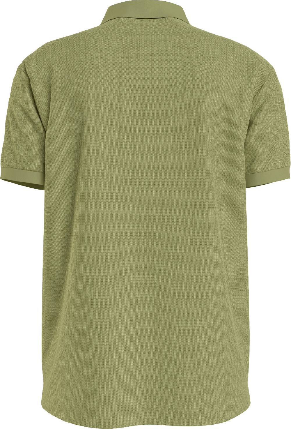 CALVIN KLEIN  Polo da Uomo Calvin Klein in Cotone Elasticizzato Verde Vendita Calda
