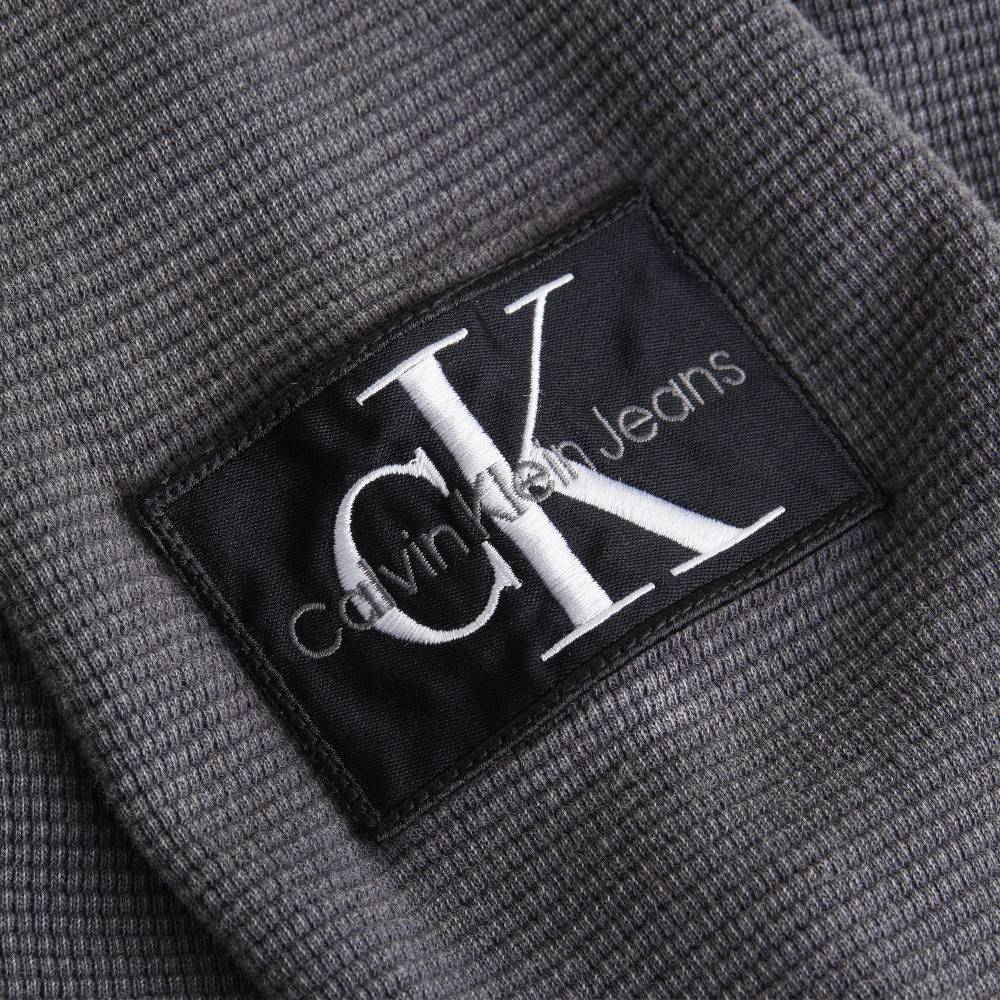 CALVIN KLEIN  Felpa Grigia Uomo Calvin Klein in Cotone Vendita Economica