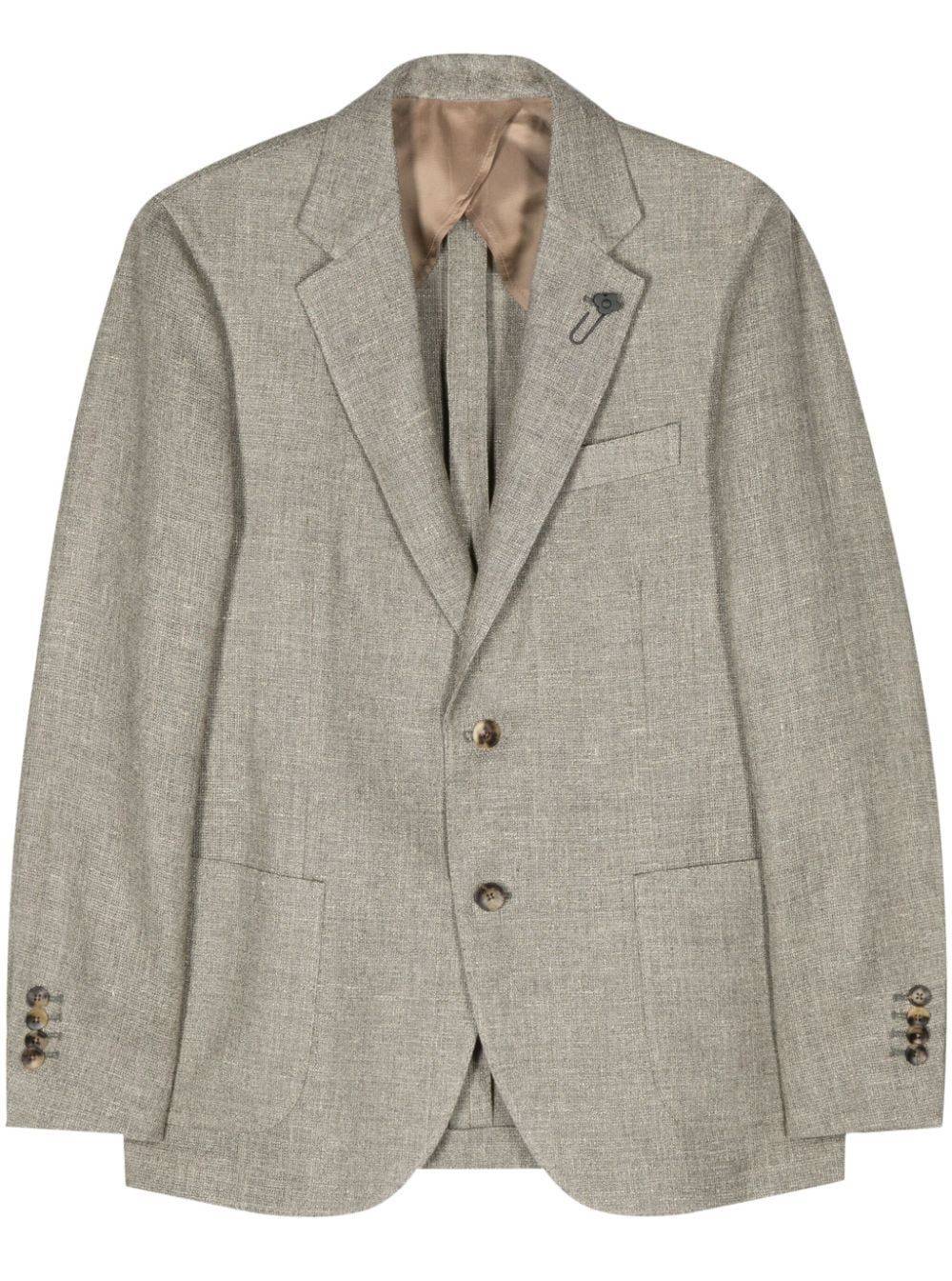 LARDINI  Giacca LARDINI Uomo Taupe - 75% Lino 25% Lana Vendite Flash