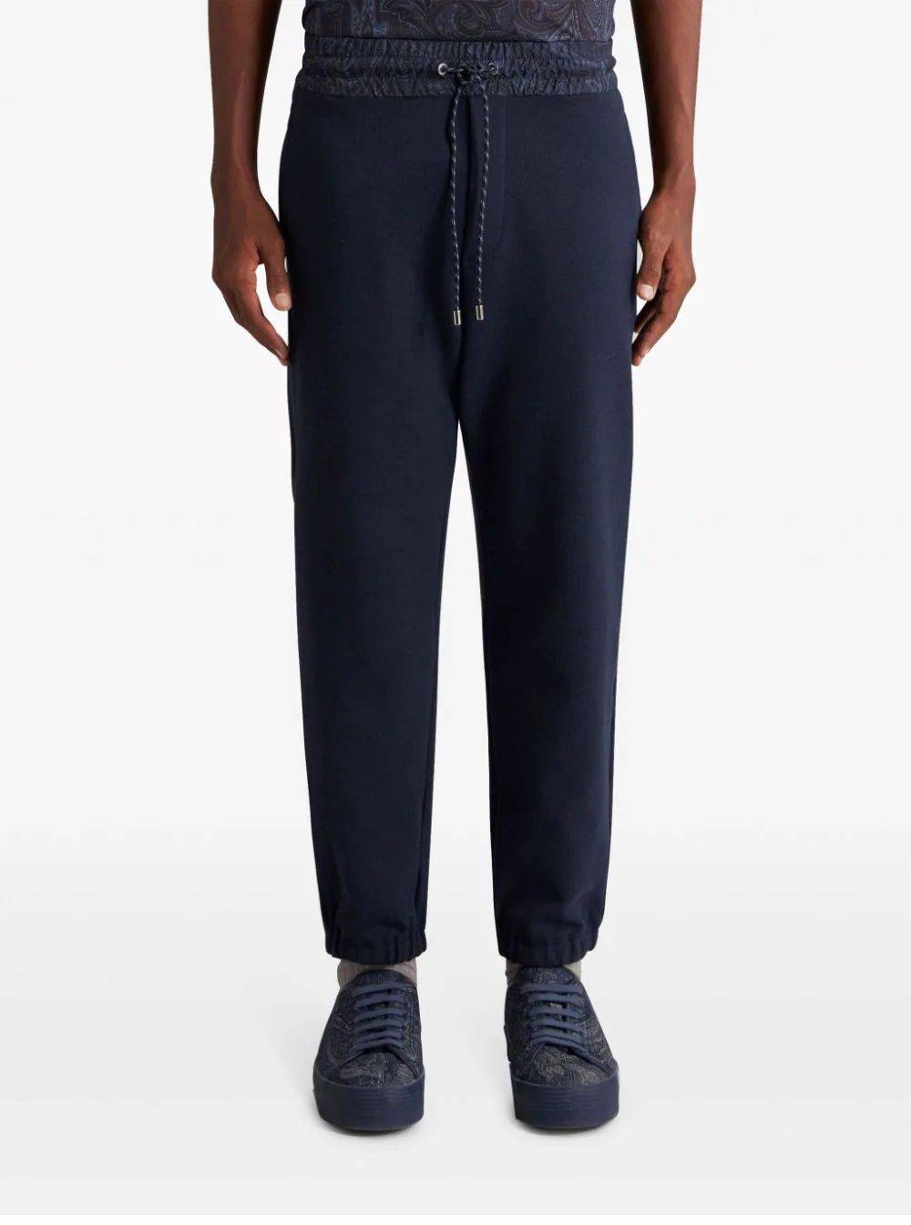 ETRO  Pantaloni Jogger ETRO Uomo Blu - Misto Cotone In Saldo