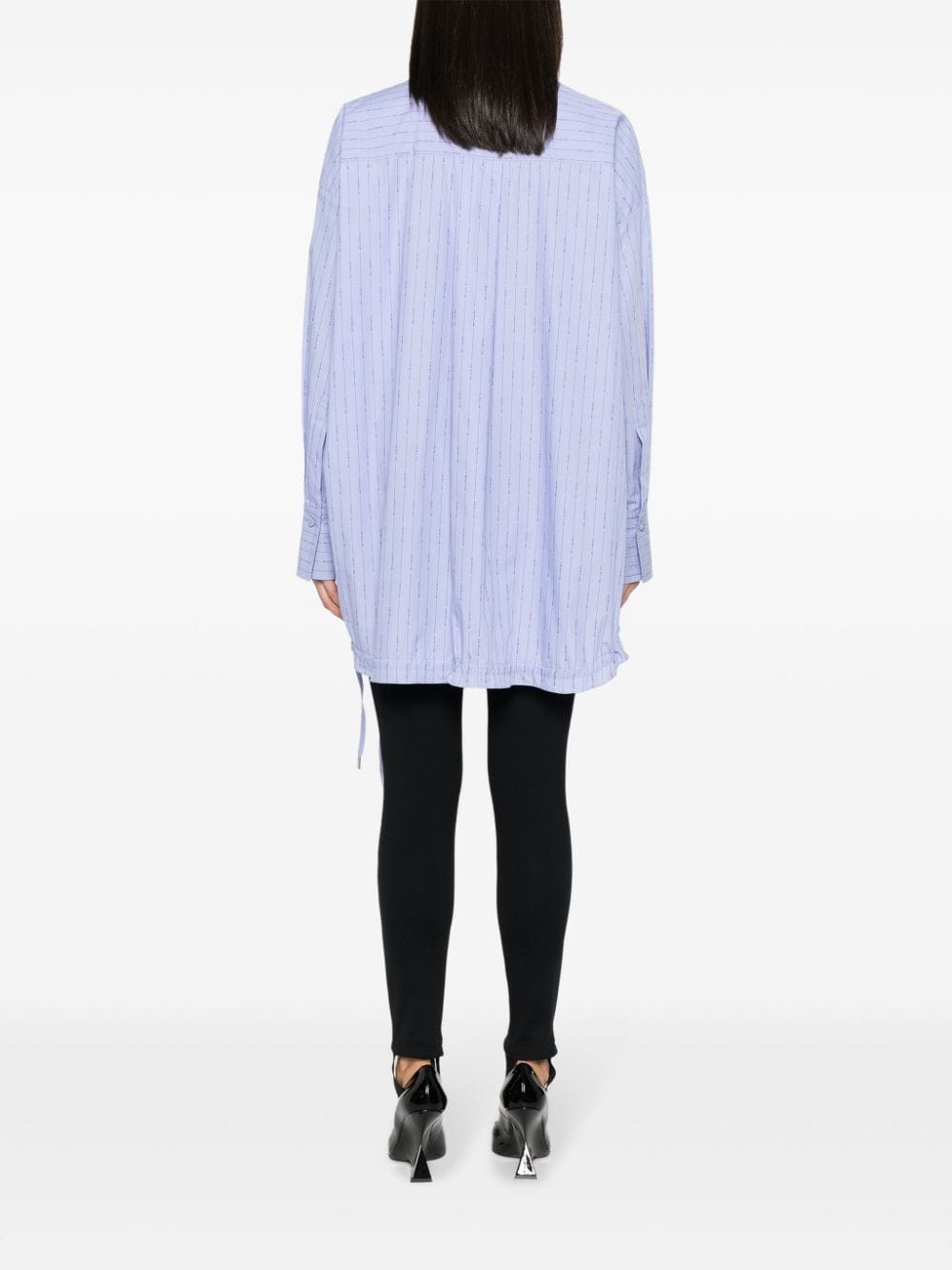 ATTICO  Camicia Attico Blu in Cotone da Donna Offerta natalizia