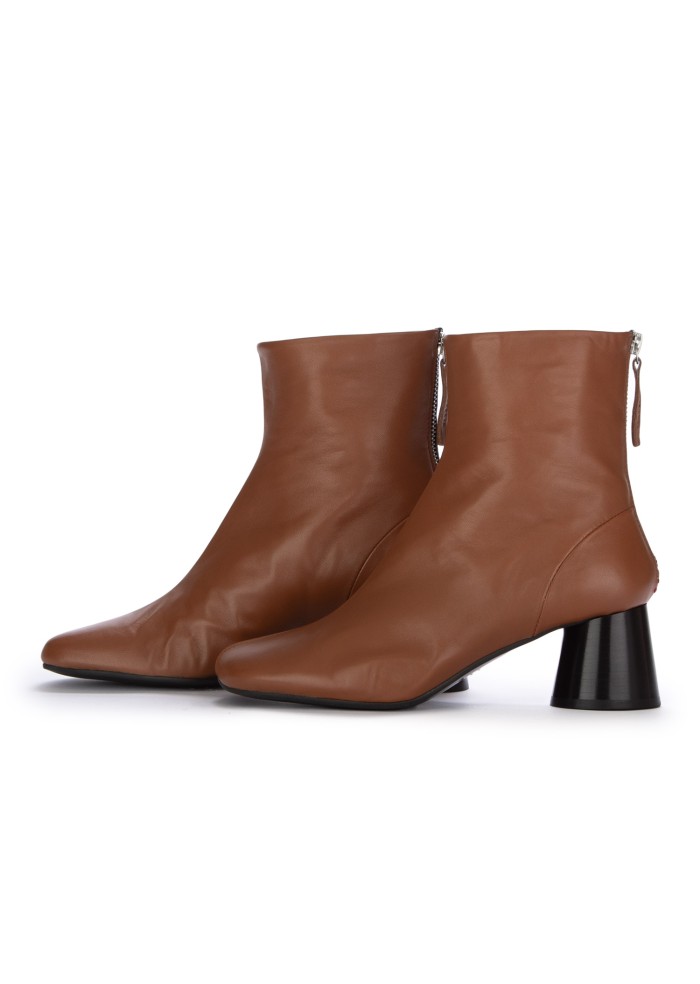 ﻿HALMANERA | STIVALETTI CON TACCO BARON TEAK MARRONE In Vendita