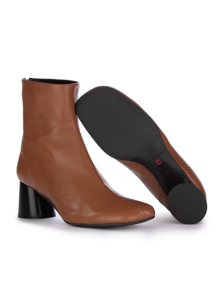 ﻿HALMANERA | STIVALETTI CON TACCO BARON TEAK MARRONE In Vendita