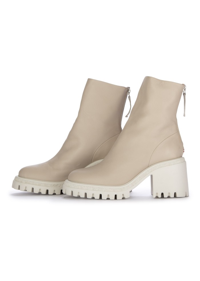 HALMANERA | STIVALETTI CON TACCO BARON PEYOTE BIANCO PANNA Saldi