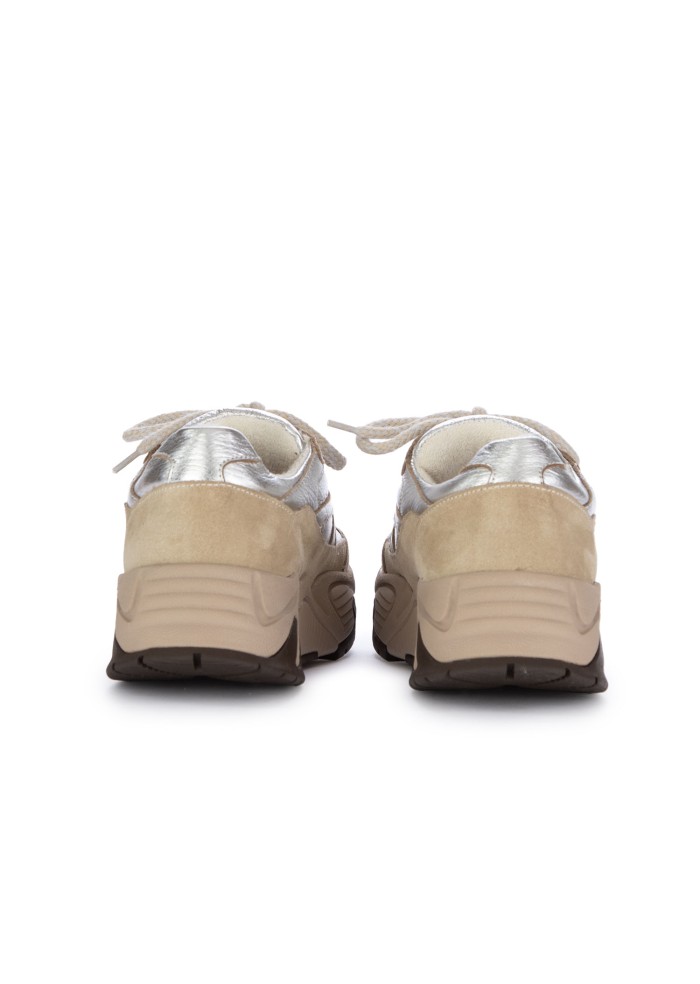 LEMARGO | SNEAKERS LAMINATO ARGENTO TAUPE I Più Venduti