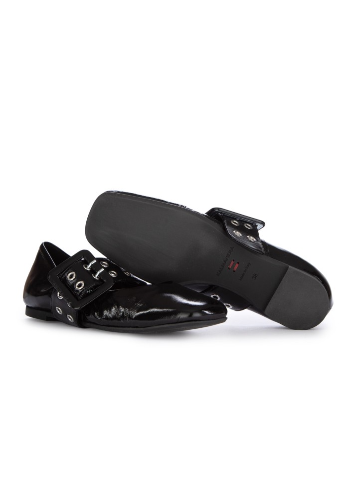 HALMANERA | SCARPE BASSE GLAZE NERO Vendite Flash