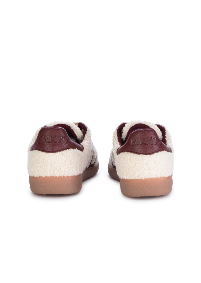 BACK 70 | SNEAKERS TEDDY BIANCO BORDEAUX Italia