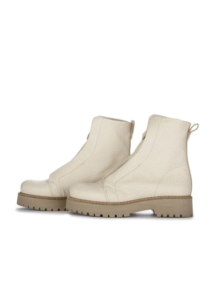 PATRIZIA BONFANTI | STIVALETTI KUNI ZIP BISONTE BEIGE In Linea