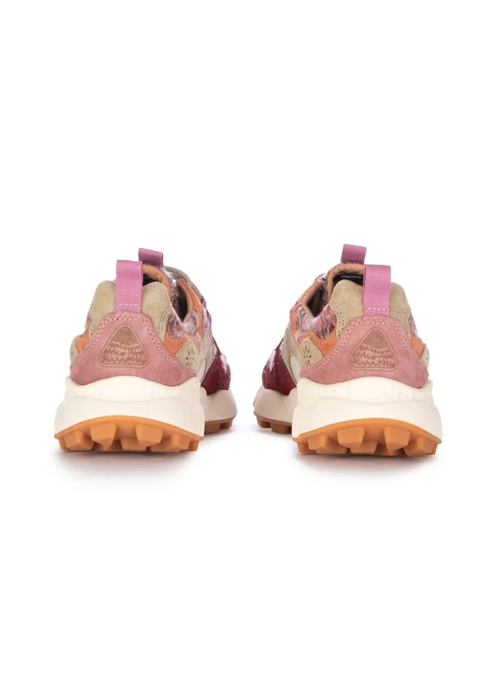 FLOWER MOUNTAIN | SNEAKERS YAMANO 3 KNITTING ROSA Qualità