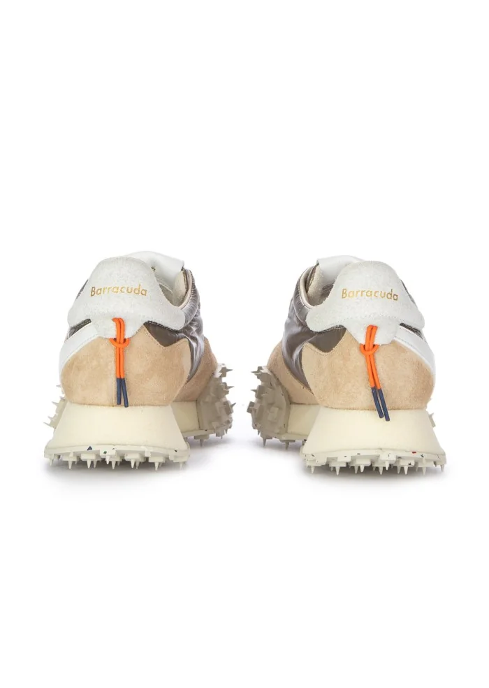 BARRACUDA | SNEAKERS IMPACT BEIGE METALLIZZATO Vendita
