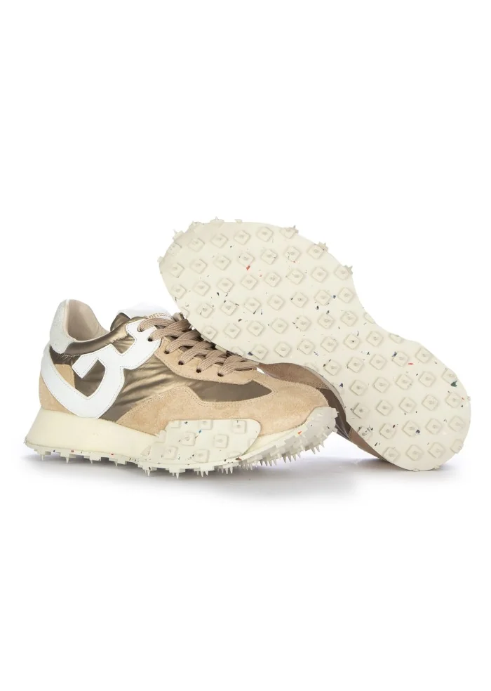 BARRACUDA | SNEAKERS IMPACT BEIGE METALLIZZATO Vendita