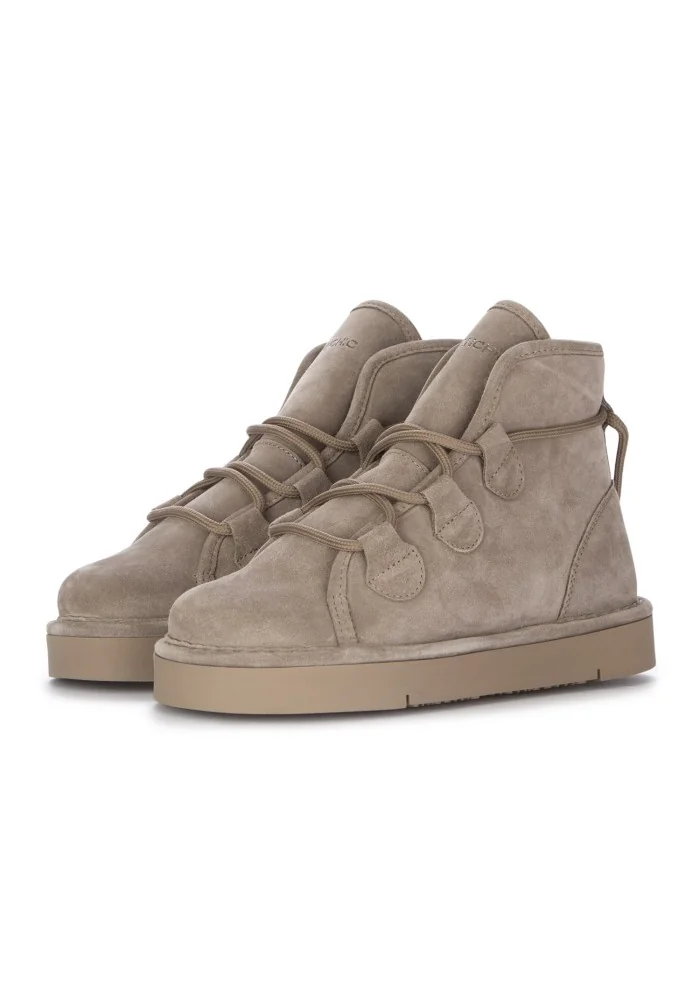 PANCHIC | STIVALETTI ALLACCIATI CAMOSCIO GRIGIO