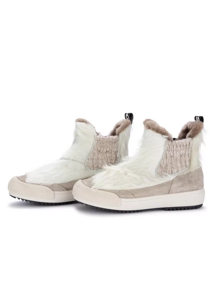 BNG REAL SHOES | CHELSEA LA YETI BEATLES BIANCO TAUPE Negozi Online
