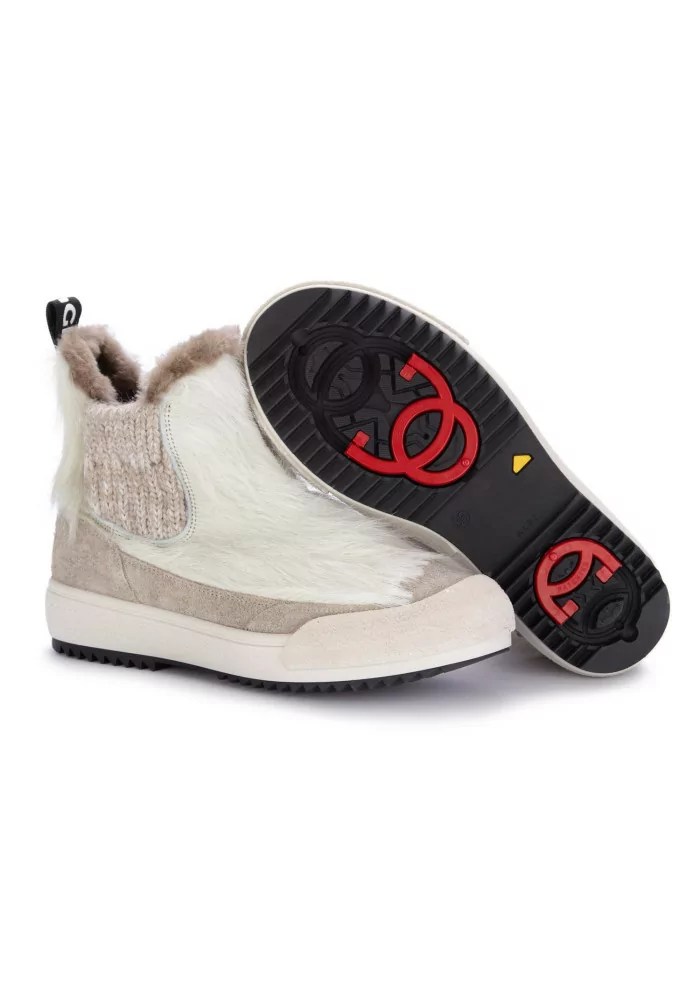 BNG REAL SHOES | CHELSEA LA YETI BEATLES BIANCO TAUPE Negozi Online