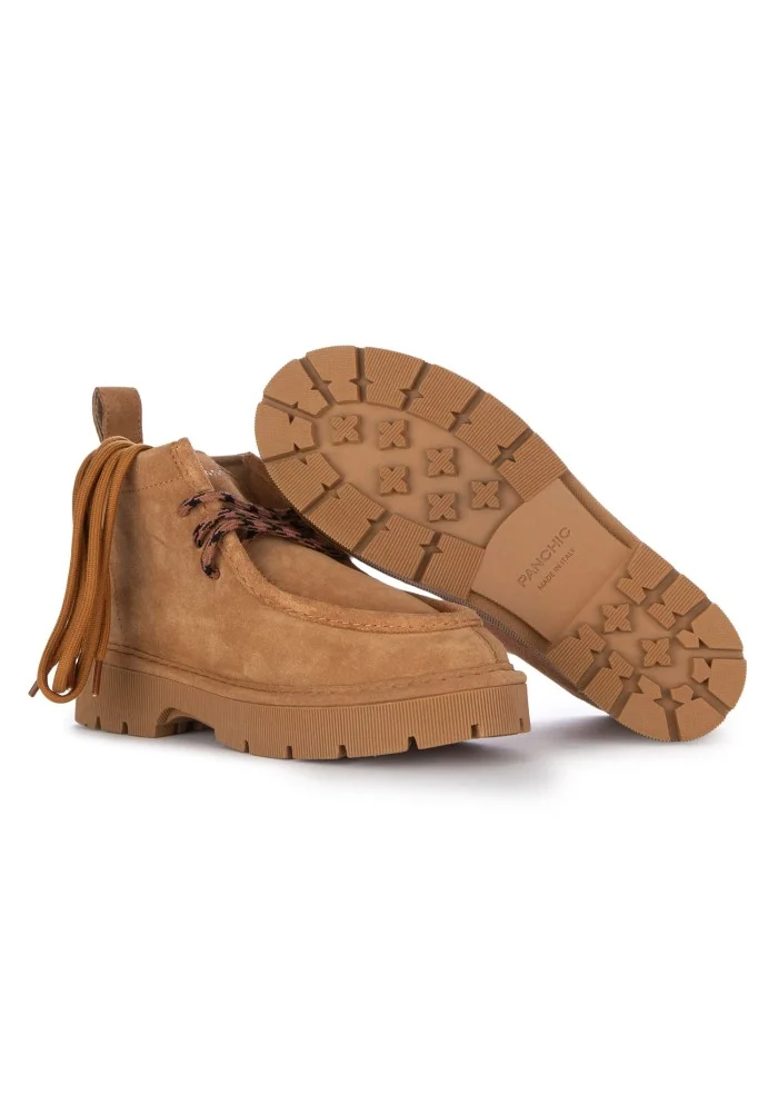 PANCHIC | STIVALETTI ALLACCIATI CREEPER MARRONE Promozione Limitata