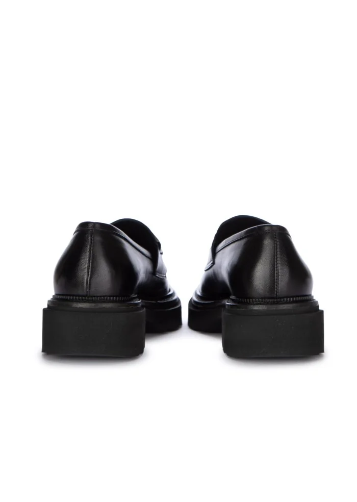 LUCA GROSSI | MOCASSINI NATUR PELLE NERO Presa