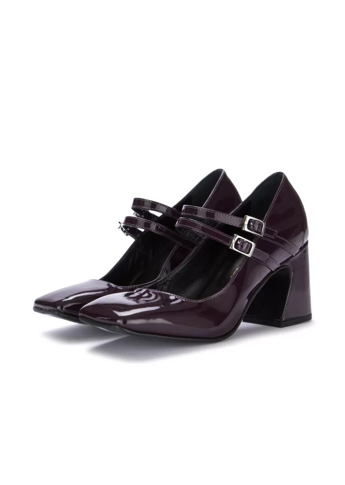 POESIE VENEZIANE | SCARPE TACCO MIA PELLE VIOLA Offerte