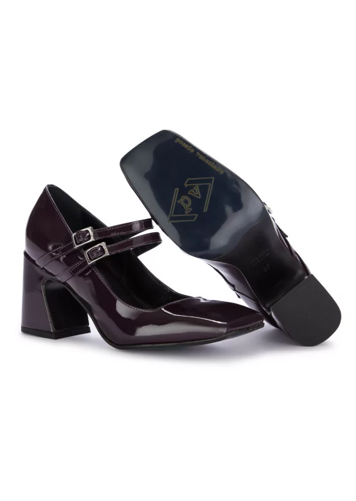 POESIE VENEZIANE | SCARPE TACCO MIA PELLE VIOLA Offerte