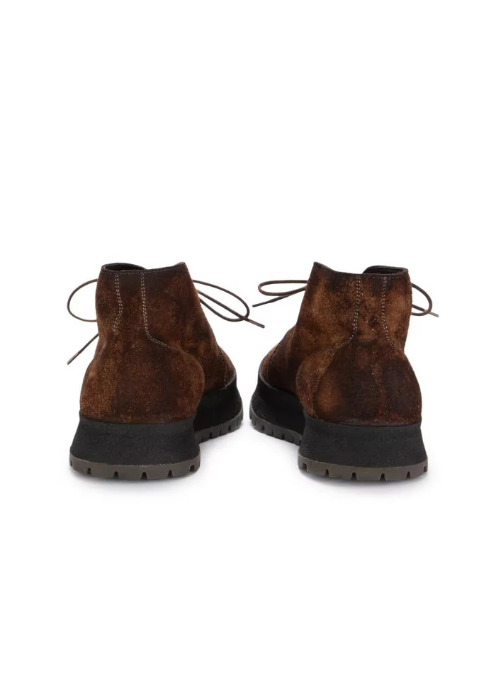 SHOTO | SCARPE ALLACCIATE ALCE CAMOSCIO MARRONE Nuova
