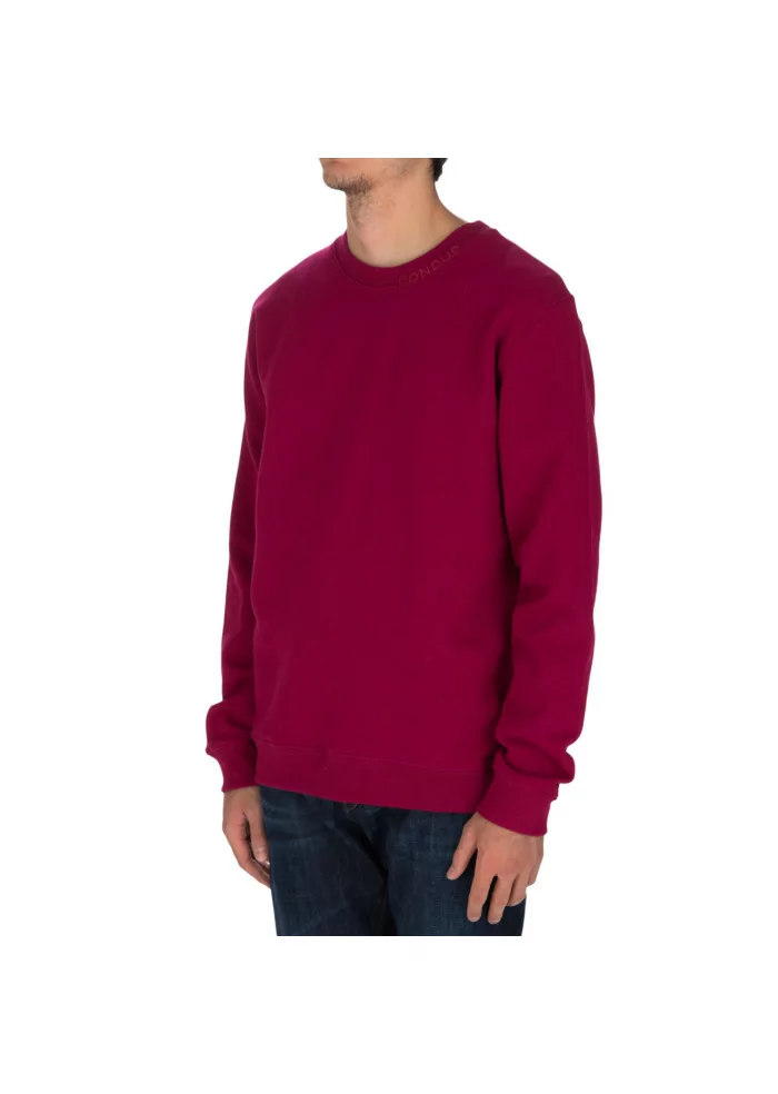 DONDUP | FELPA LOGO GIROCOLLO COTONE MAGENTA 2025