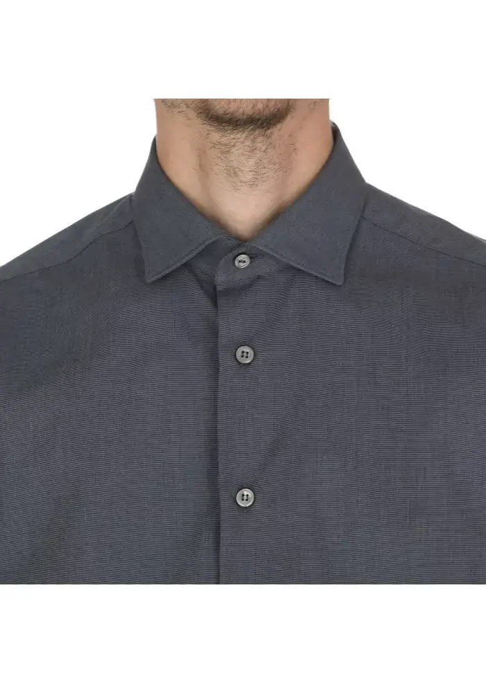 MASTRICAMICIAI | CAMICIA LUCA REGULAR FIT GRIGIO 2025