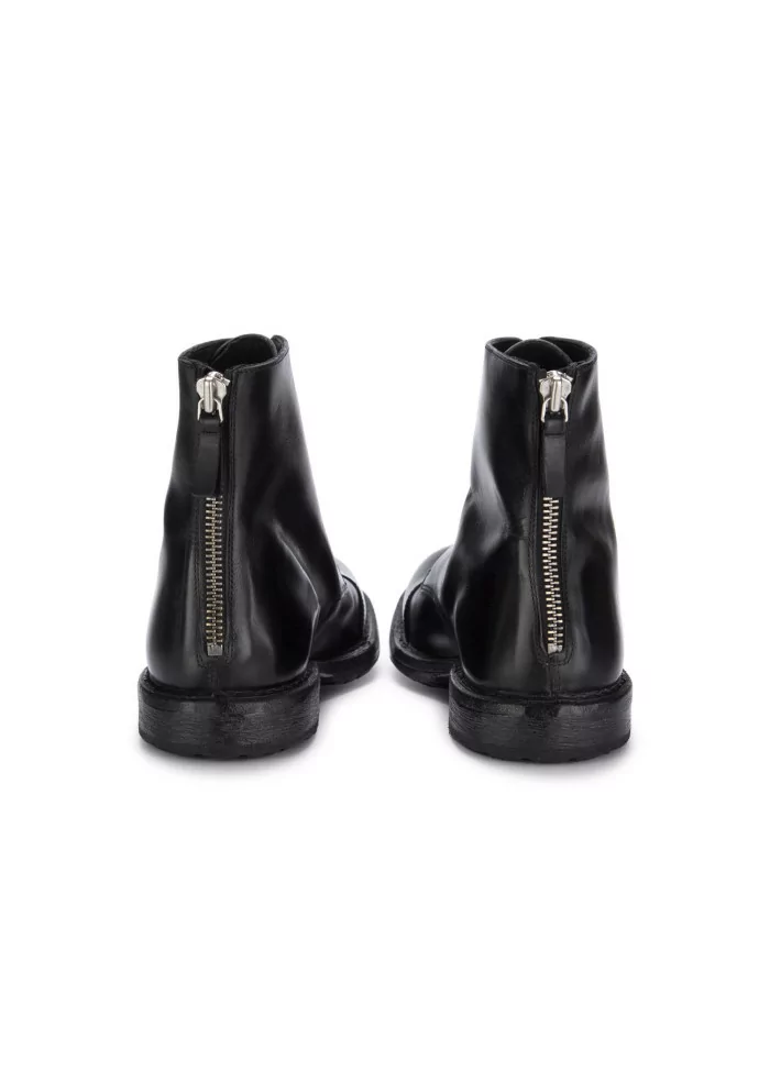 MOMA | TRONCHETTI PELLE CERATA NERO In Linea
