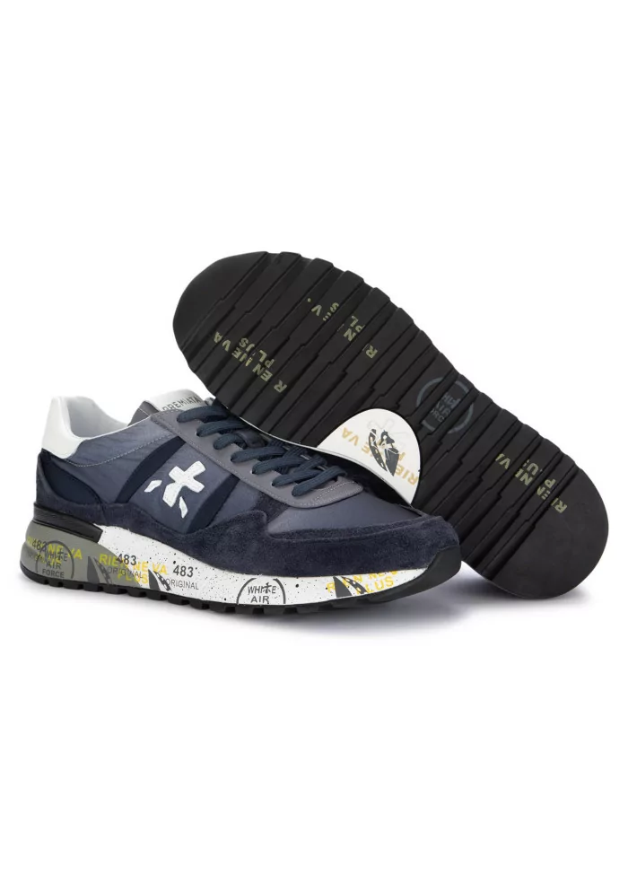 PREMIATA | SNEAKERS LANDECK CAMOSCIO NYLON BLU Vendita